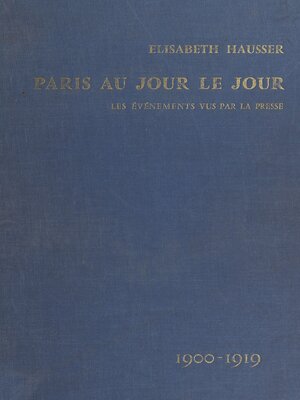 cover image of Paris au jour le jour